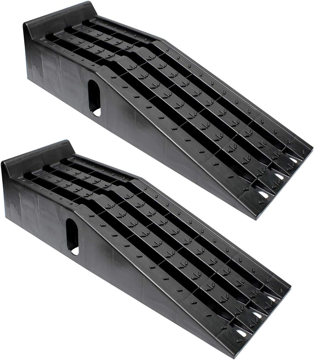 2 Pack 6.3in 2 Ton Heavy Duty Vehicle Service Ramp Set R431093