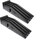 2 Pack 6.3in 2 Ton Heavy Duty Vehicle Service Ramp Set R431093