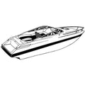 Boat Cover for V-Hull Low Profile Cuddy Q939958