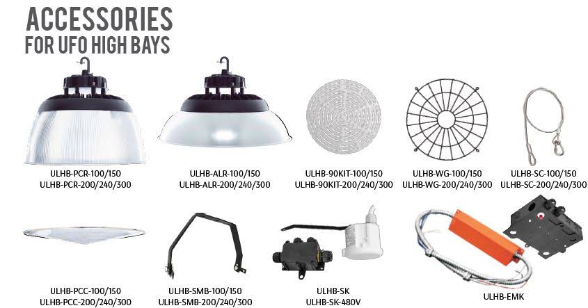 240W LED UFO High Bay 3000K N28051