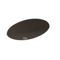 Oval Undermount Bathroom Sink with Overflow U110