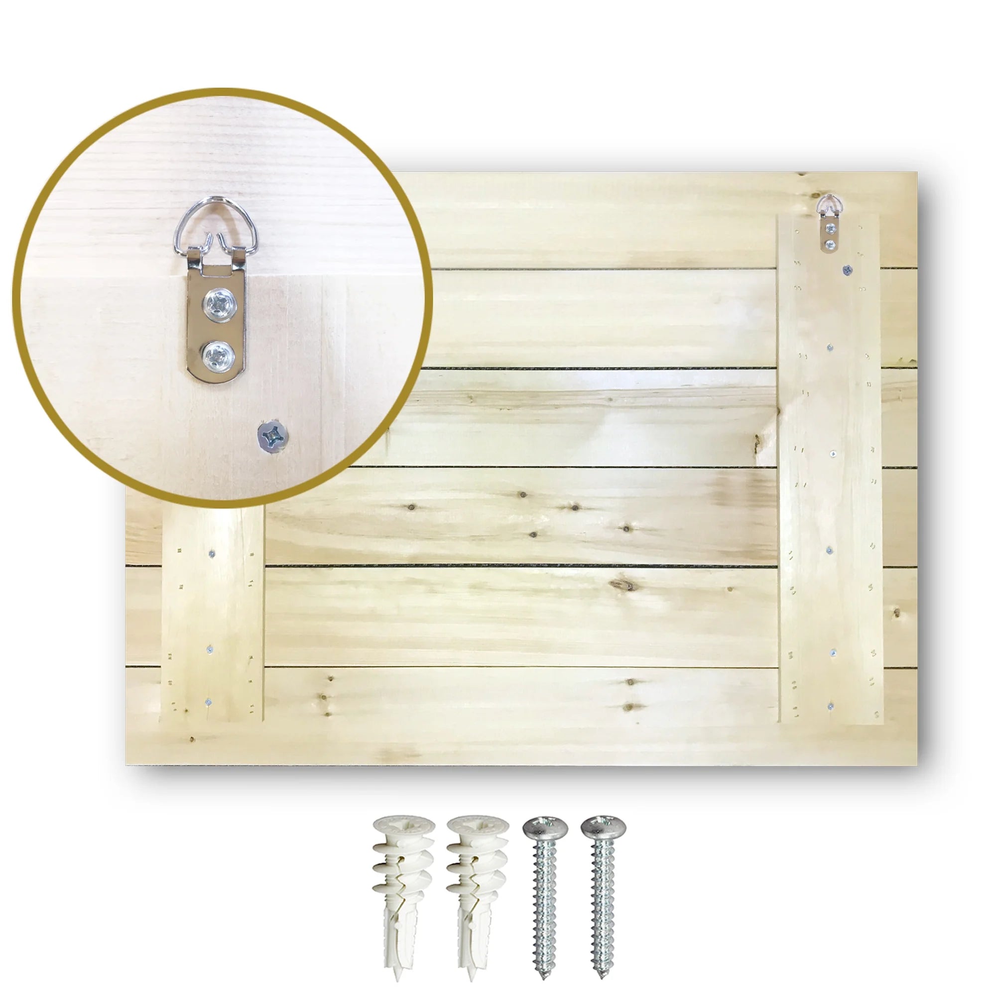 Natural Pine Wood Print L96602