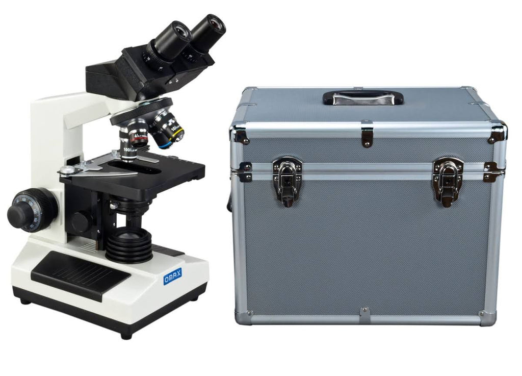 Compound Binocular Microscope with Aluminum Carrying Case B692092
