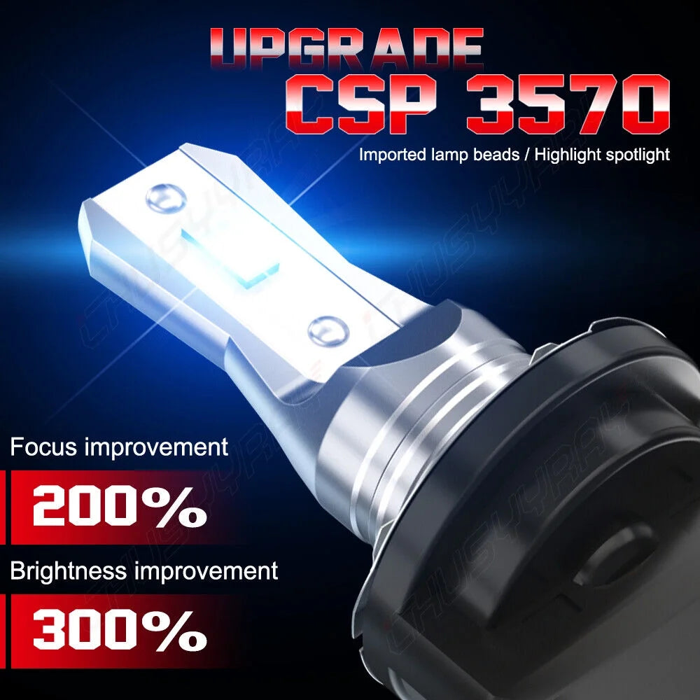 2x H11B LED Headlight Bulbs Kit Low Beam 8000K Ice Blue X821295