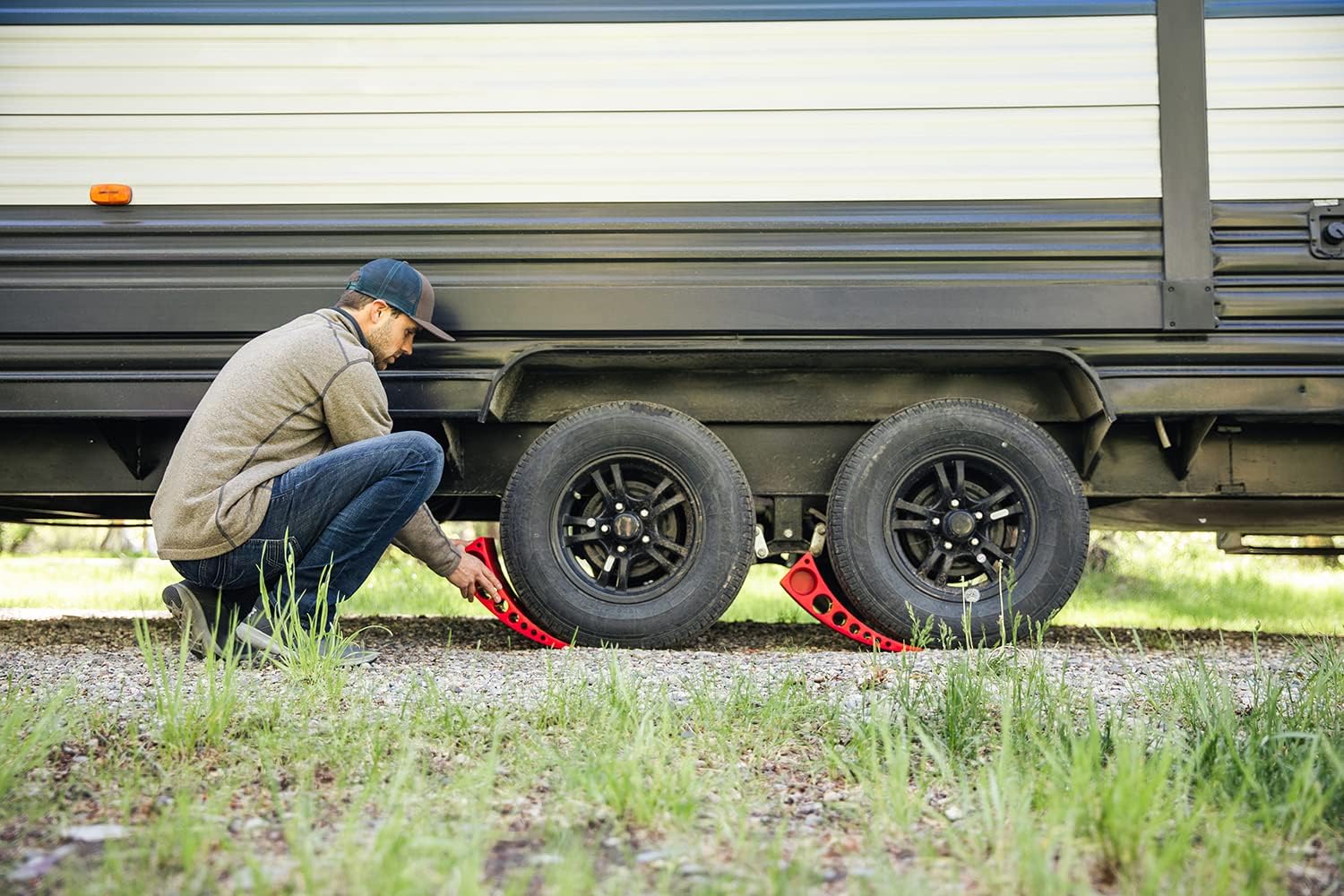 2-Pack Camper Leveler Blocks with Sturdy Bag D98619