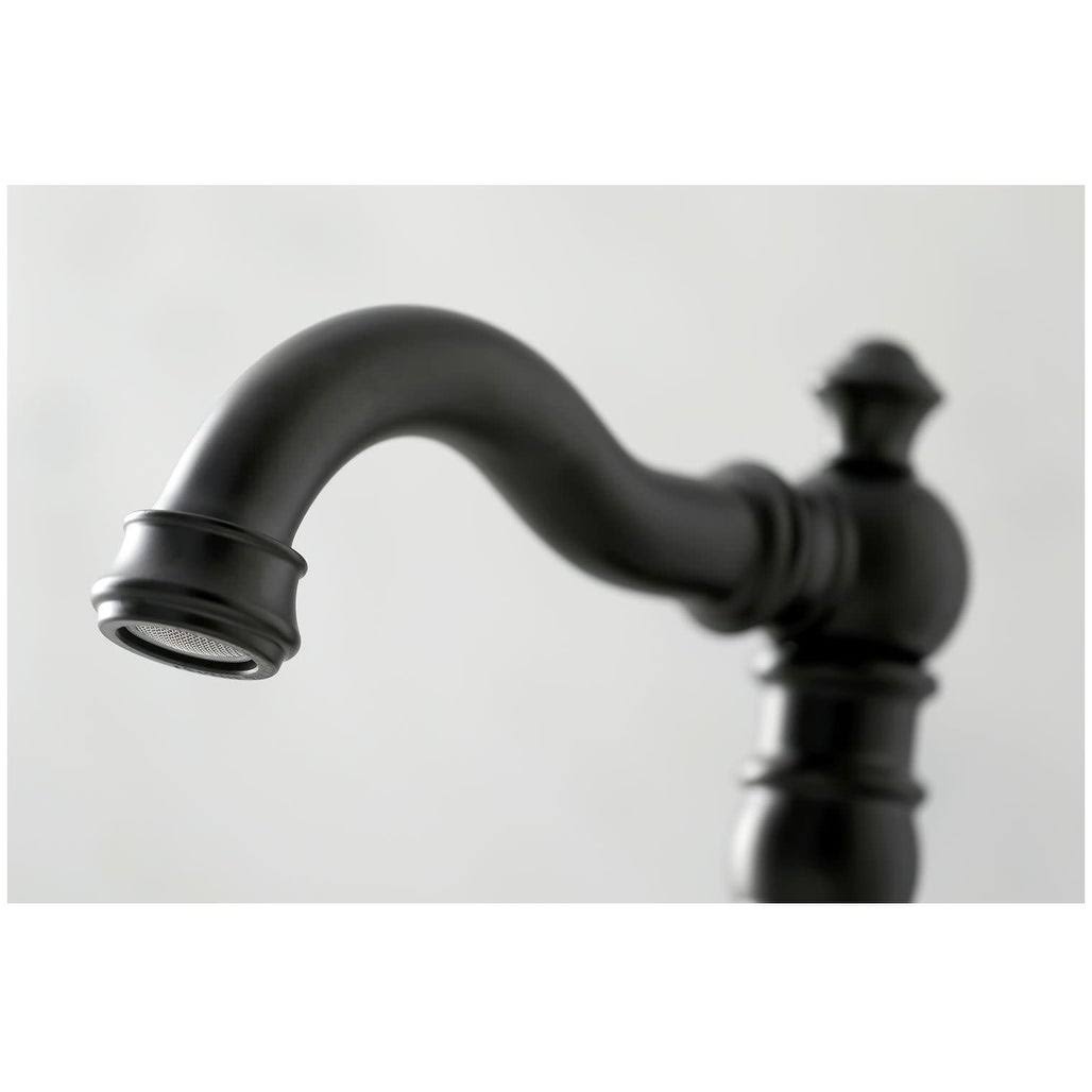 Black Stainless Widespread Bathroom Faucet M103