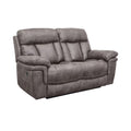 Gunmetal Fabric Power Loveseat Q719263
