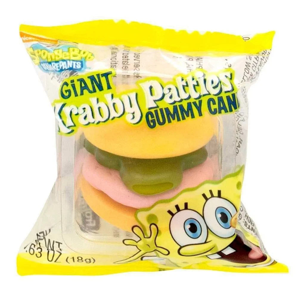 Giant Krabby Patty Gummy Candy, 0.63 Ounce, 216 per Case Z32206