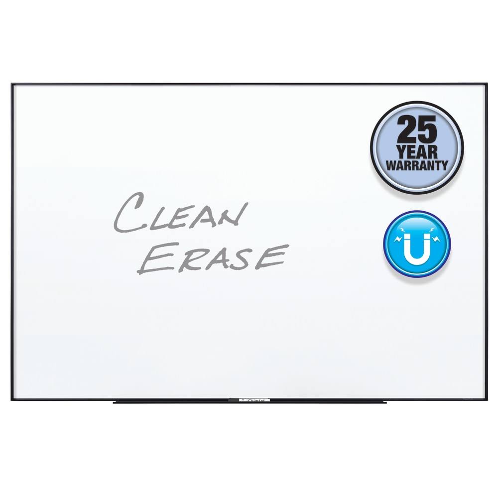Black Frame Nano-Clean Magnetic Whiteboard G93808