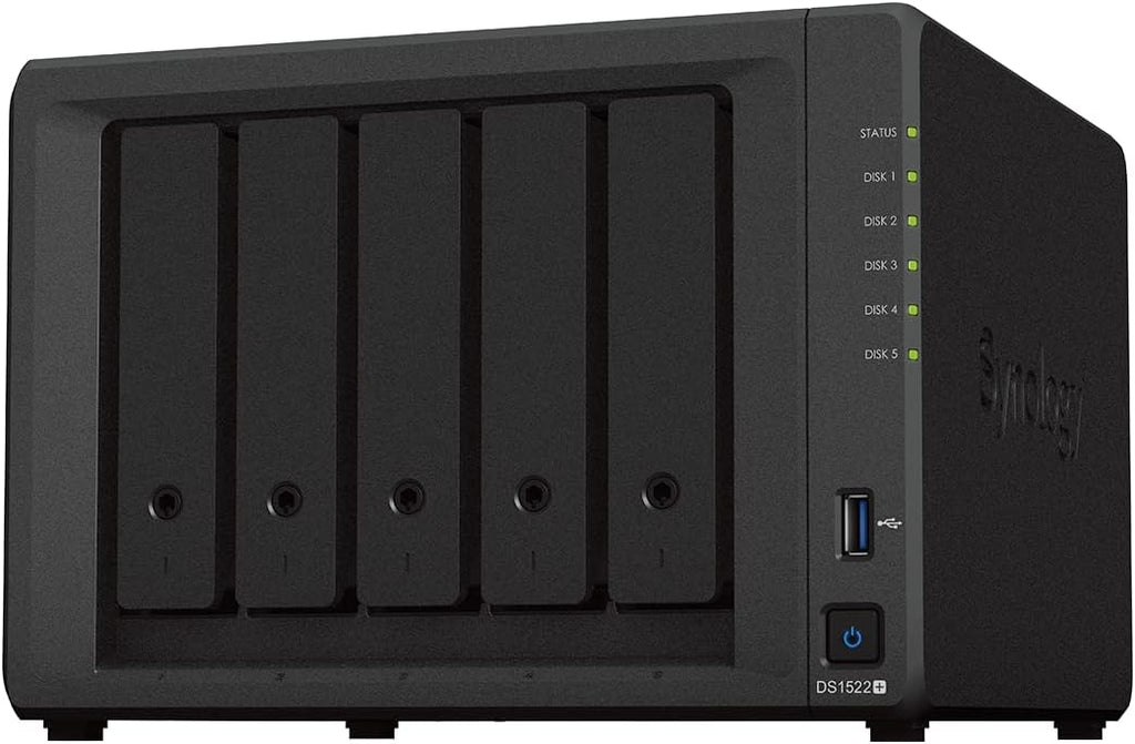 5-Bay DiskStation Black & Dual-Band Wi-Fi 6 Router 2.5Gbps Ethernet N9362