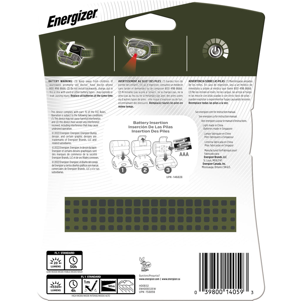550 Lumen LED Headlamp V77848