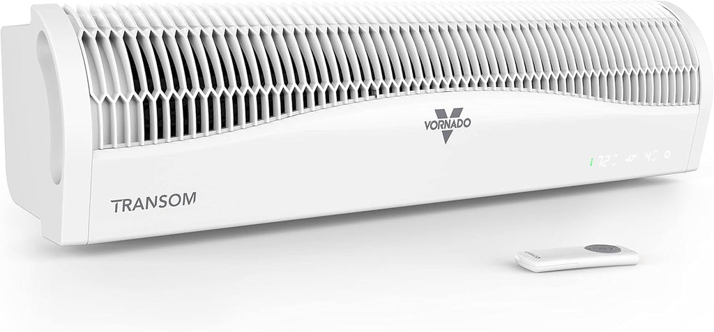 Black Window Fan with 4 Speeds and Remote Control W529052
