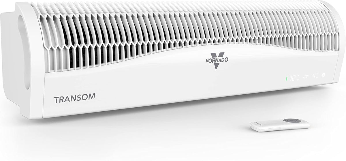 Black Window Fan with 4 Speeds and Remote Control W529052