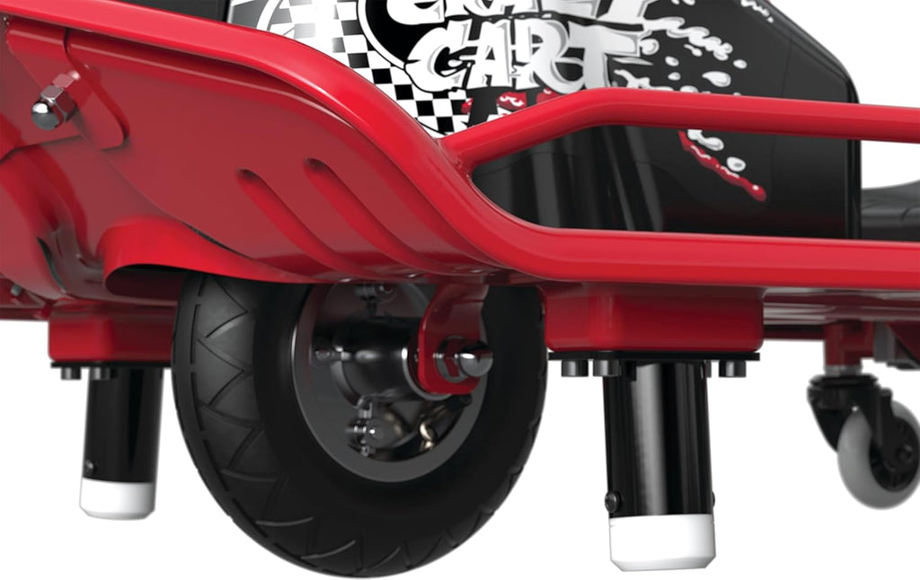 24V Electric Drifting Go Kart, Black/Red V4902