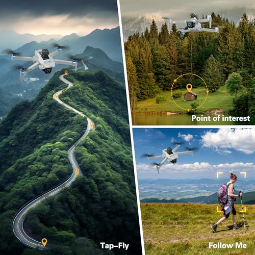 4K UHD Camera GPS RC Drone Brushless Motor Foldable Quadcopter with Obstacle Avoidance U689