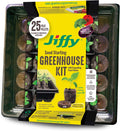 42mm Seed Starting Greenhouse Kit with 25 Biodegradable Expanding Peat Pellets M789429