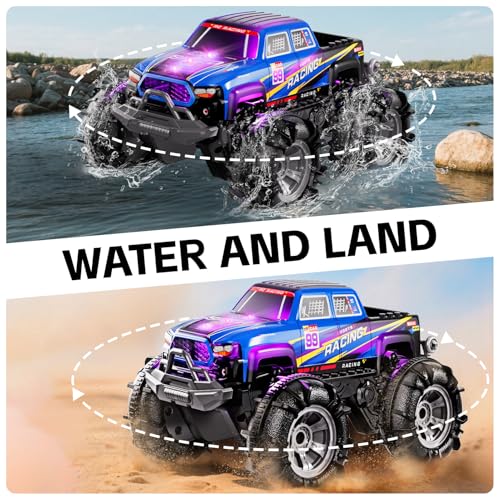 Amphibious RC Truck with Spray & Light F889