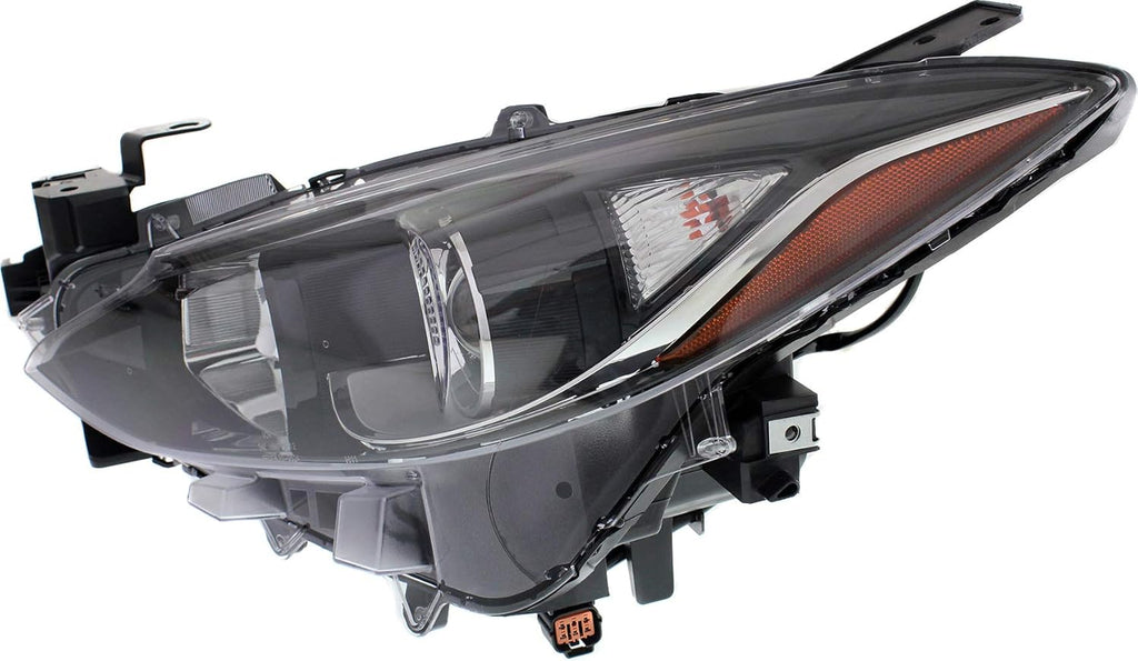 Headlight Assembly Compatible with 2014-2016 Mazda 3 Halogen Driver Side P169397