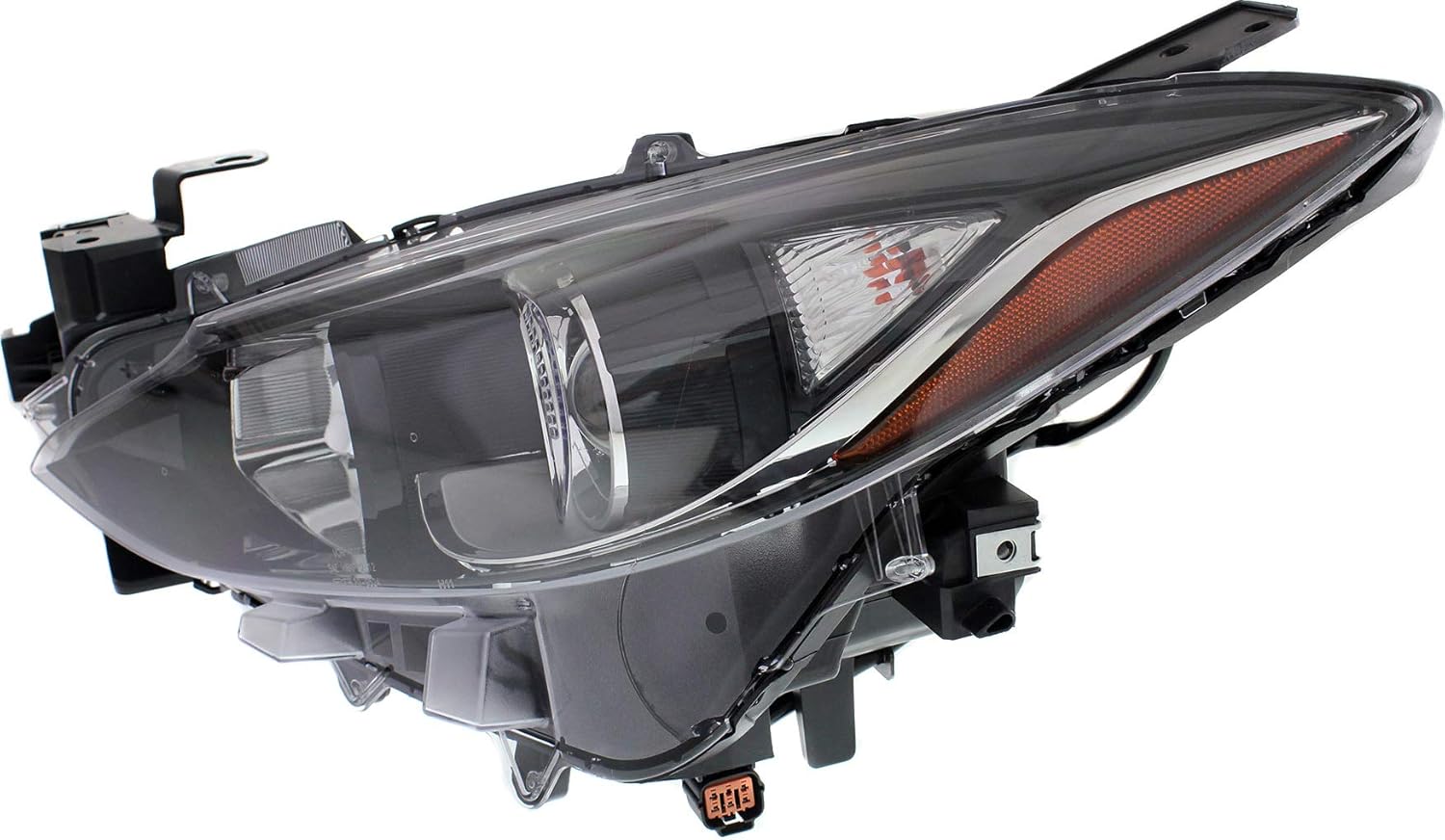 Headlight Assembly Compatible with 2014-2016 Mazda 3 Halogen Driver Side P169397