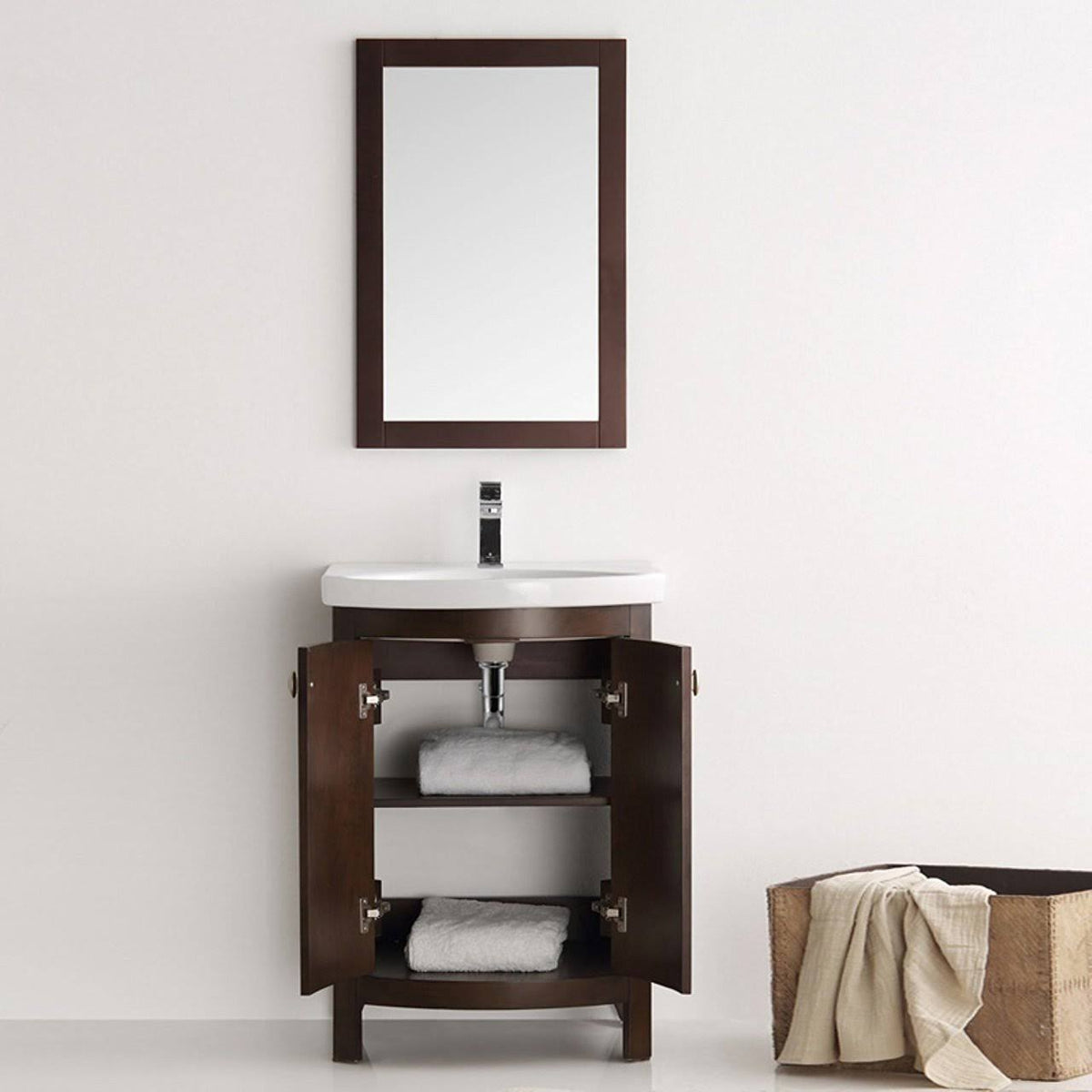 Antique Coffee Bathroom Vanity L254646