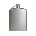 Titanium Flask Hip Flagon with Screw Clip Ultralight Flat Bottle with Ti Funnel K8643