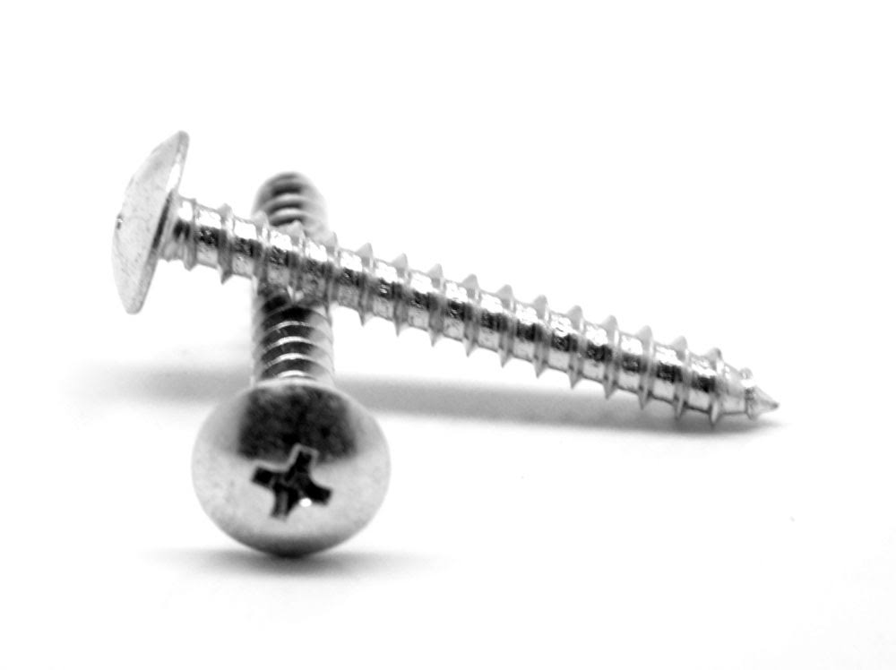 7/8 Sheet Metal Screw Phillips Truss Head Type AB Low Carbon Steel Zinc Plated X85267