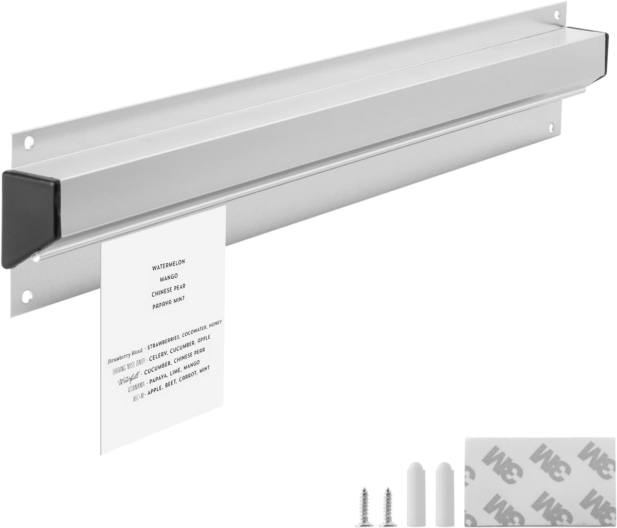 Silver 16 Inch Aluminium Receipt Holder, Pack of 2 Q2243