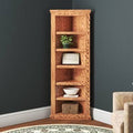 Golden Oak Corner Bookcase I778545