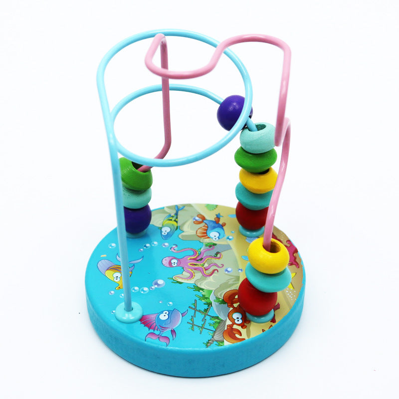 Wooden Colorful Bead Maze Toy A1778