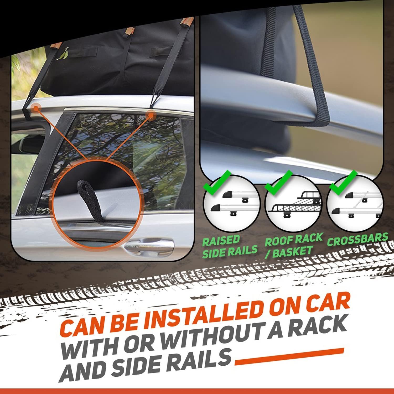 15 Cubic Feet Waterproof Heavy Duty Roof Bag I4985