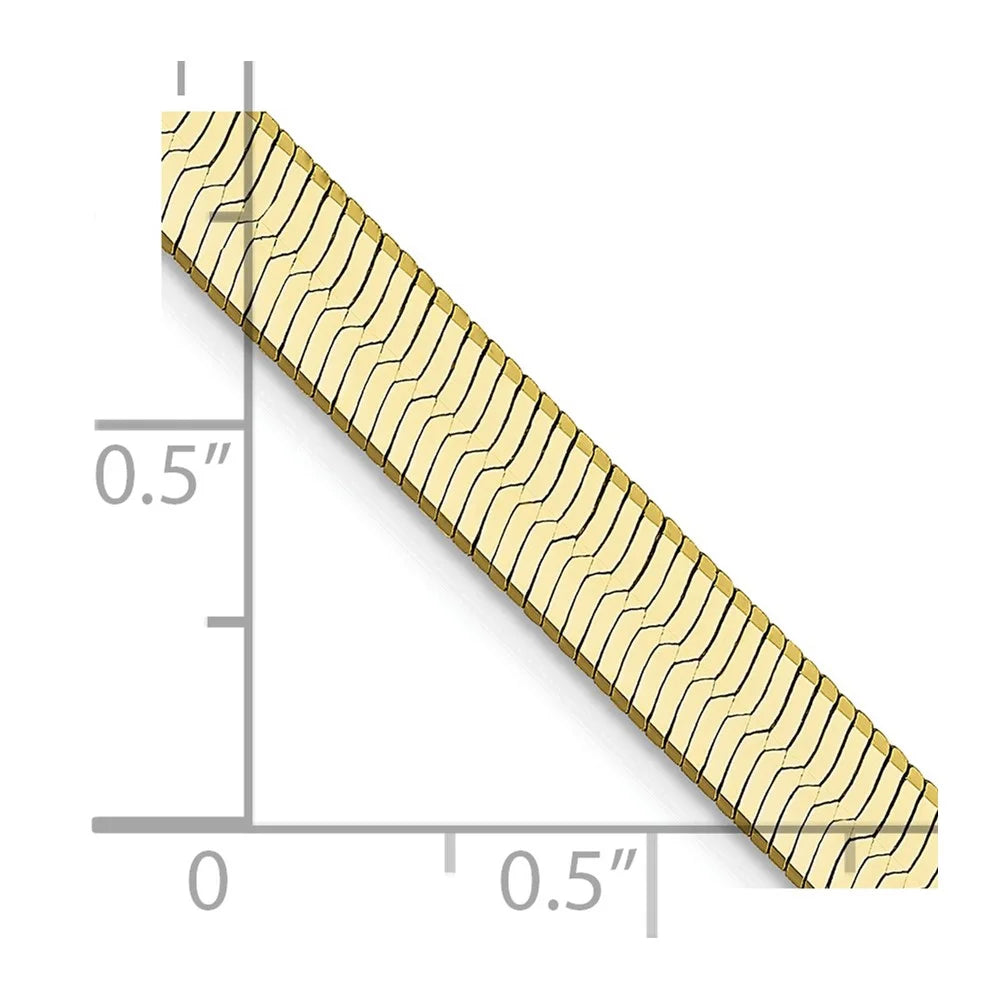 10 kt Yellow Gold Herringbone Chain 22 Inches E957
