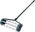 Rolling Lawn Aerator 18-inch Spike Soil Aeration, 40.5-in Handle, Pack of 2 X966