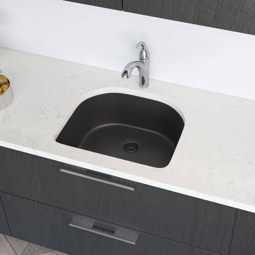 Composite Granite Kitchen Sink, Carbon E154