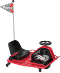 24V Electric Drifting Go Kart, Black/Red V4902