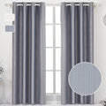 90% Blackout Curtains Set of 2 Panels, Light Gray, 52 x 84 inch M4918