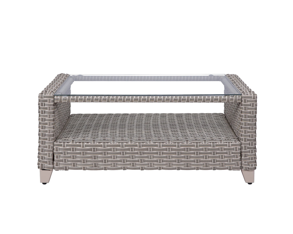 Gray Fabric Patio Sofa Set Z659