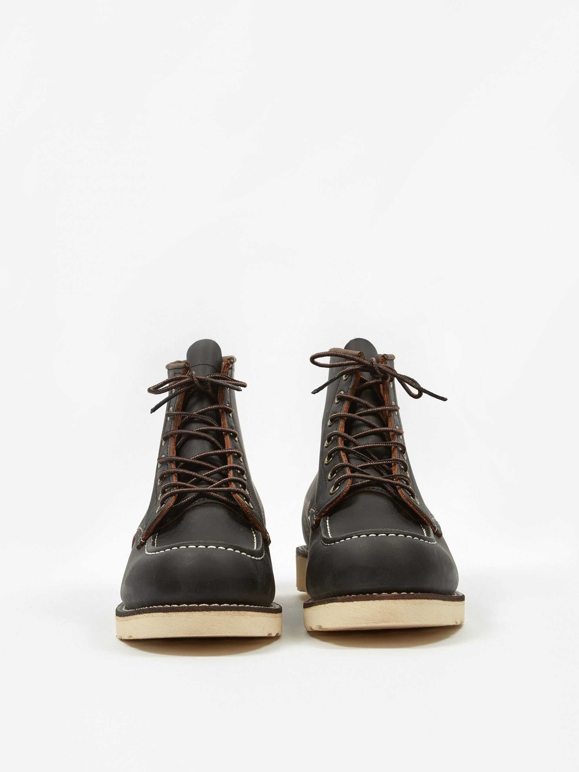 Black Prairie 6 inch Moc Boots E1101