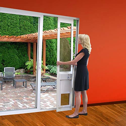 Large Electronic Dog Door for Patio Doors N7926