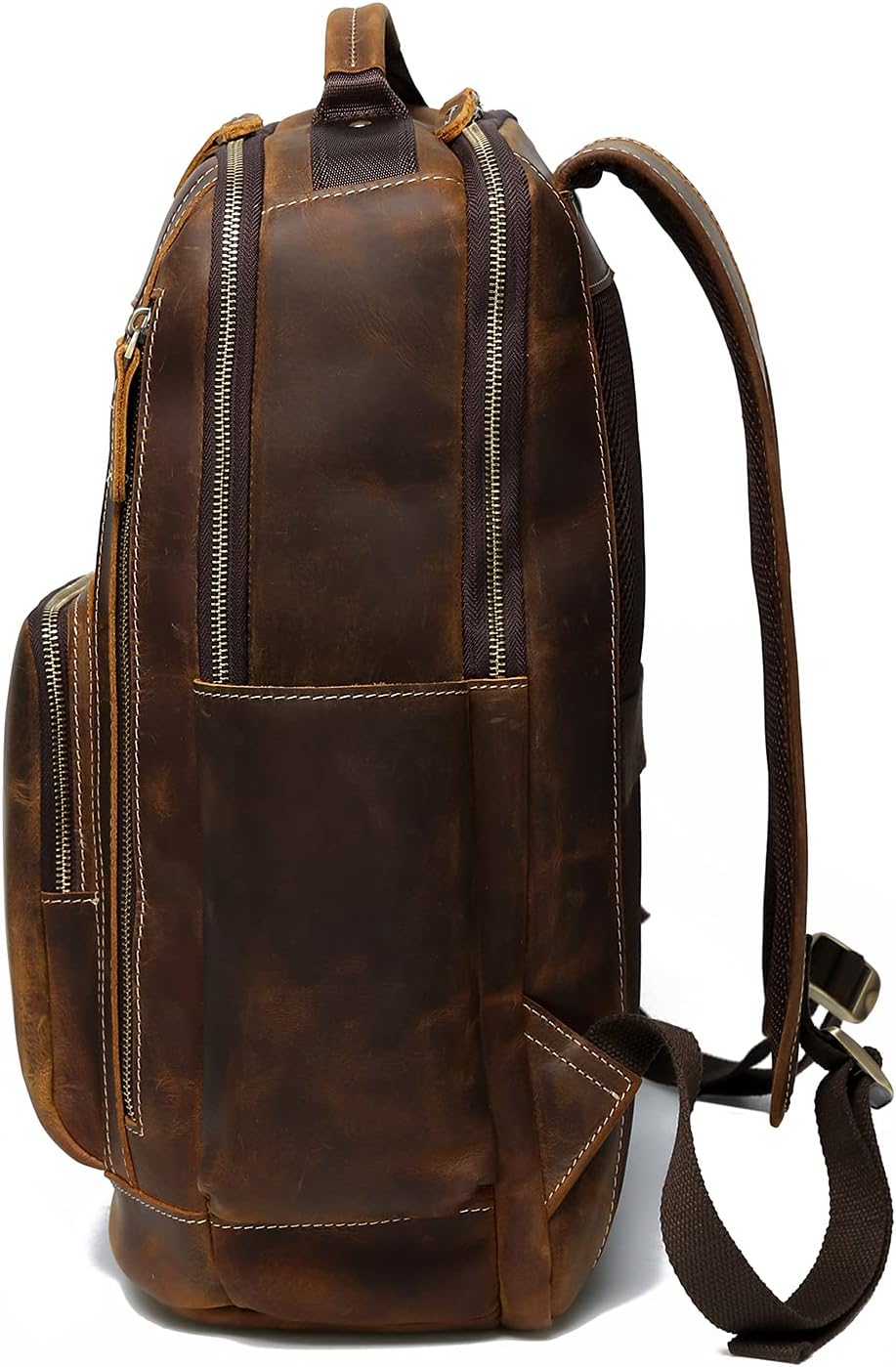 Vintage Full Grain Leather Backpack U59780