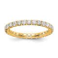 14K 1 carat Lab Grown Diamond Eternity Ring R94624