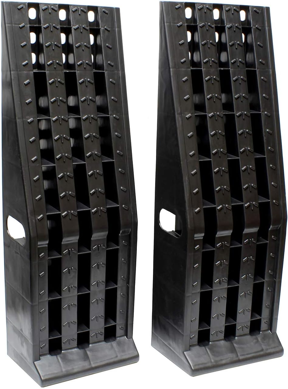 2 Pack 6.3in 2 Ton Heavy Duty Vehicle Service Ramp Set R431093