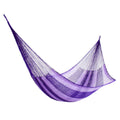 Purple Nylon Hand Woven Mayan Hammock T27254