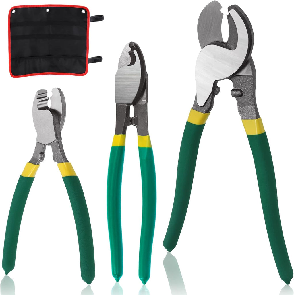 4Pcs 6 8 10 Inch Stainless Steel Cable Cutters with Storage Pouch K388