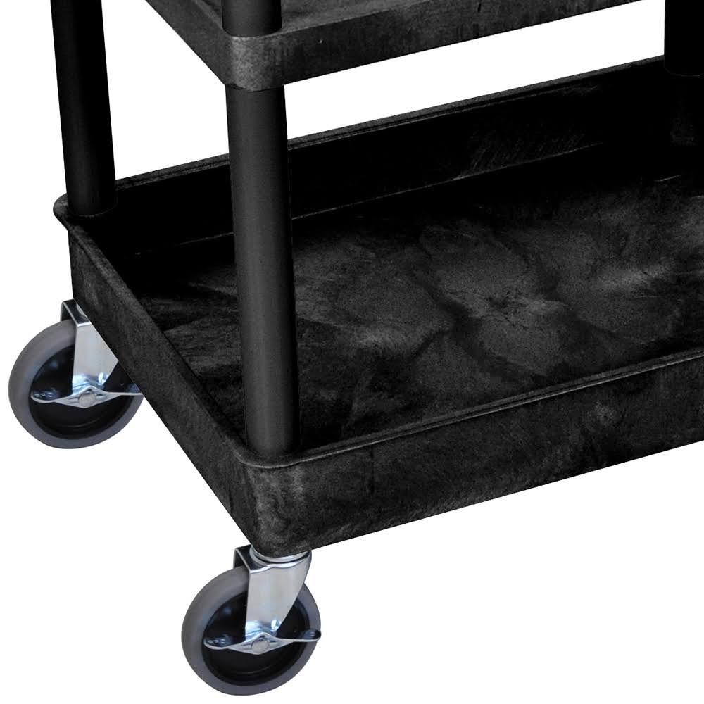 3 Shelf Black Tub Cart C979590