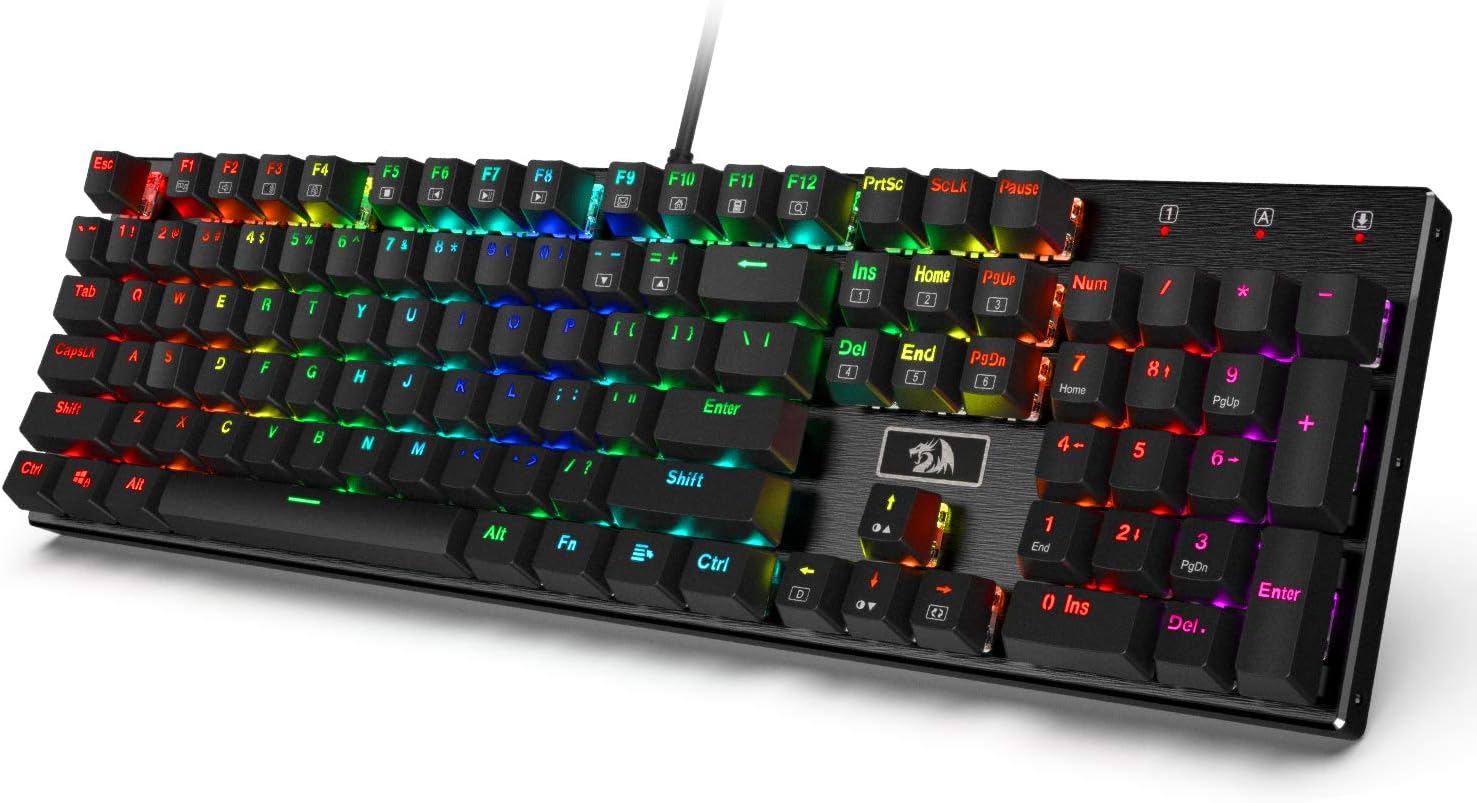 104 Standard Keys Wired Mechanical Gaming Keyboard C875