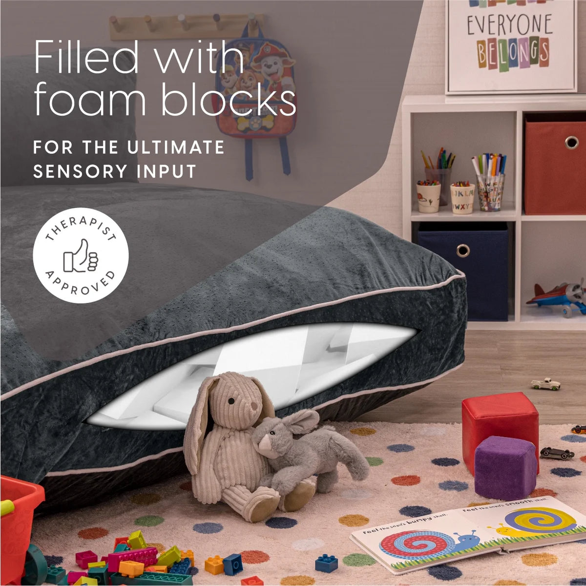 Crash Pad with Foam Blocks (60x54in.) F869