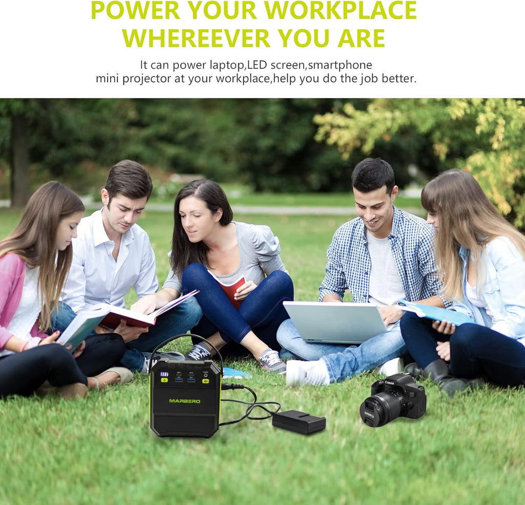 83Wh 22500mAh Portable Power Station with AC Outlet 4 USB Ports J24781