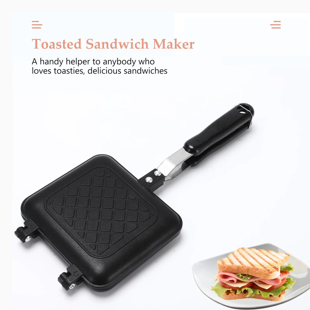Non-stick Grilled Sandwich Maker with Insulated Handle U624