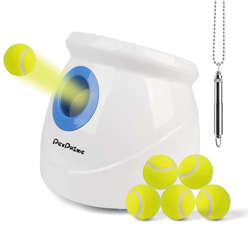 6pcs Tennis Balls (2.5'') Automatic Ball Launcher for Large Dogs L1352