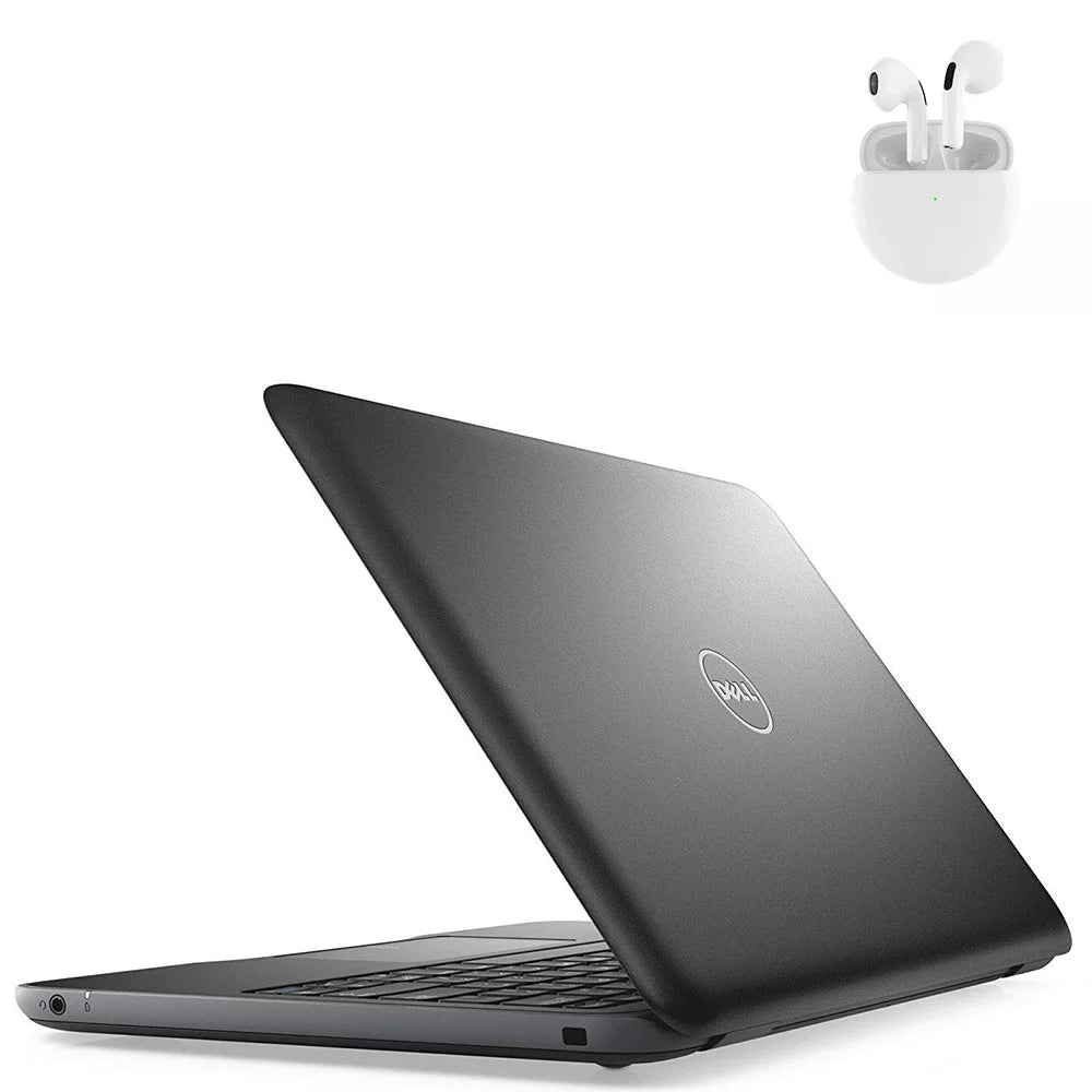 11.6" Laptop Computer Intel CPU 4GB RAM 128GB SSD Wi-Fi Webcam with Wireless Earbuds Windows 10 PC K772181